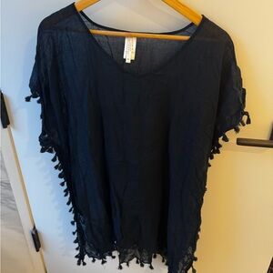 Seafolly beach cover up, never worn, Navy blue